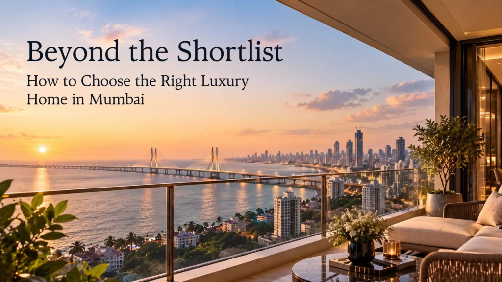 How to Choose the Right Luxury Home in Mumbai